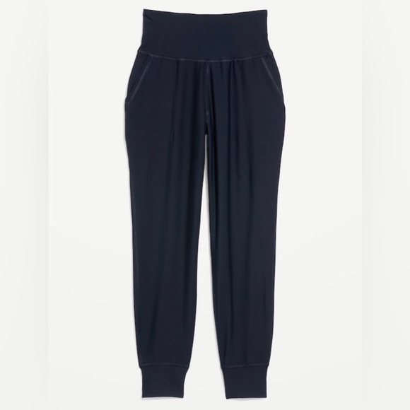 NWT! Navy High-Waisted PowerSoft 7/8-Length Joggers - Size 2X💎 - Picture 3 of 9